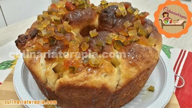 Pão Doce Caseiro com Creme de Leite