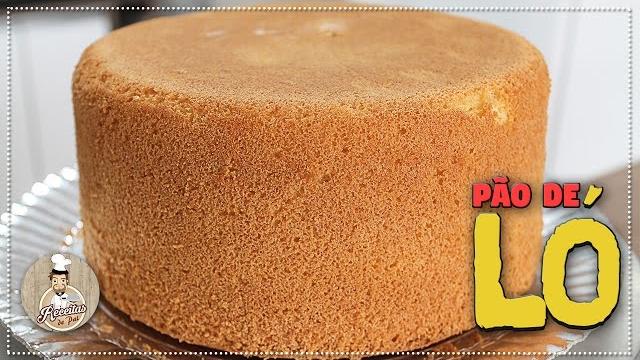 Pão de Ló Profissional com 3 Ingredientes
