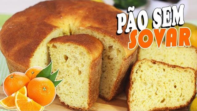 Pão sem Sovar Sabor Laranja