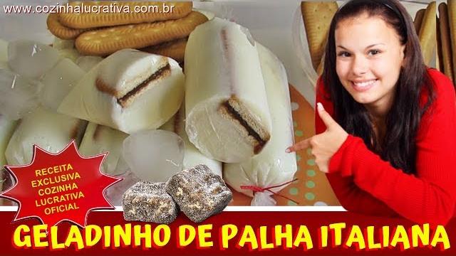 Geladinho Maravilhoso de Palha Italiana