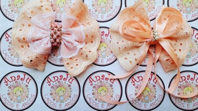 Faça um Lindo Laço Bordado Inglês