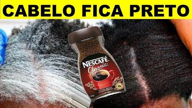 Tintura Natural Para Que Seu Cabelo Branco que Fica Preto