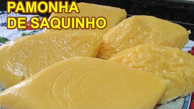 Pamonha Feita no Saquinho