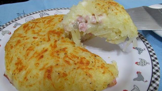 Batata Rosti Fácil  Rápida e muito Saborosa