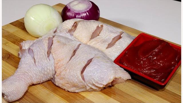 Coxa e sobre Coxa de Frango ao forno
