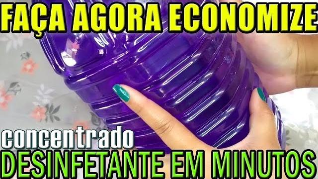 O Melhor Desinfetante que você já fez