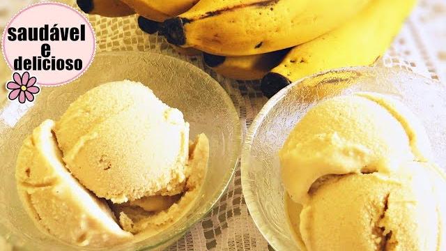 Sorvete Cremoso de Fruta e Iogurte