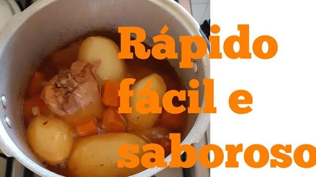 Frango frito com Legumes na Panela dePressão
