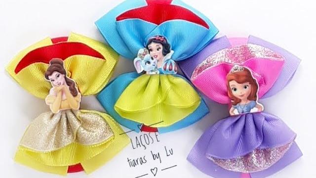 Laços das Princesas muito Fácil de Fazer