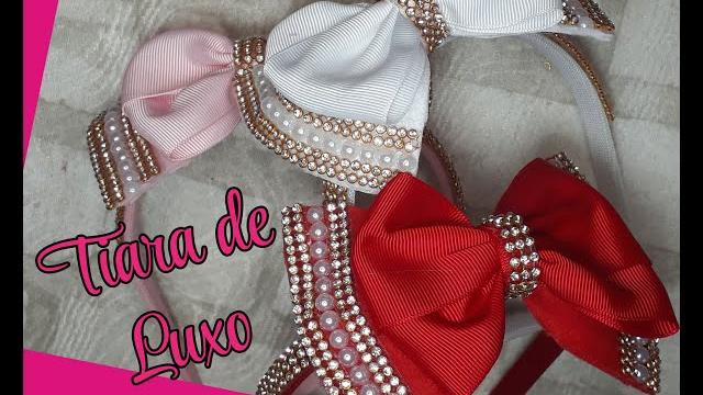 Como Fazer uma Linda Tiara de Luxo