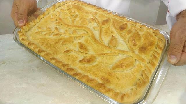 Torta de Frango com Palmito – fácil