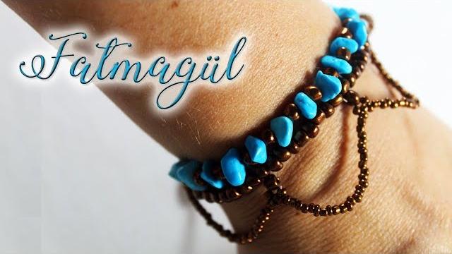 Como Fazer Pulseira de Miçanga e Cascalho