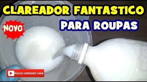 Fantástico Clareador pra Roupas