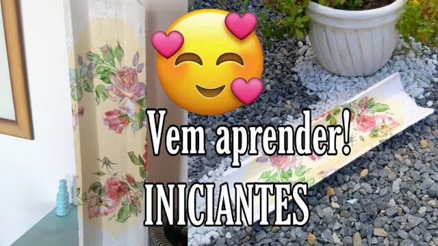 Como Fazer Decupagem em Telha