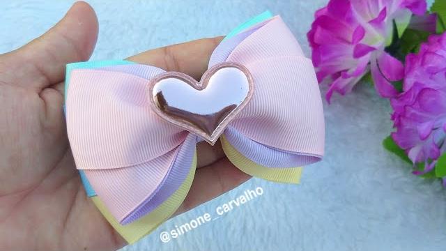 Laço Arco Iris – Técnica Mais Fácil 🎀🎀🎀