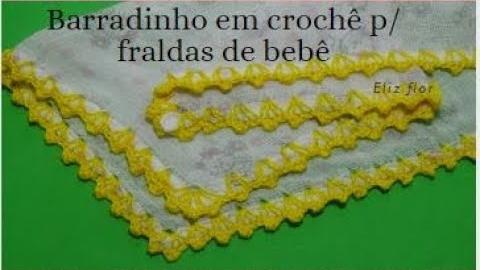 Fraldinha de Boca Passo a Passo Barradinho