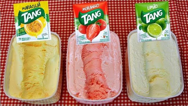 Faça 4 litros de Sorvete com apenas 1 Pacote de Suco Tang
