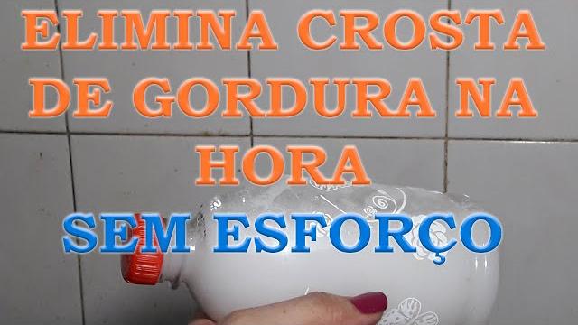Misturinha Para Eliminar Crosta de Gordura