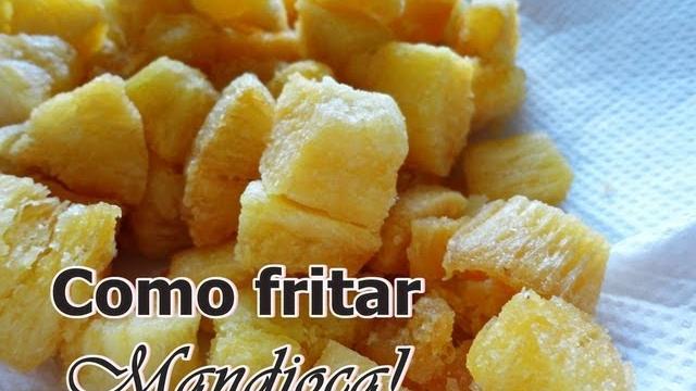 Aprenda á fritar mandioca deixando – a bem sequinha e crocante
