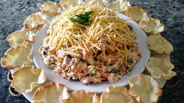 Cestinha Crocante com Salpicão