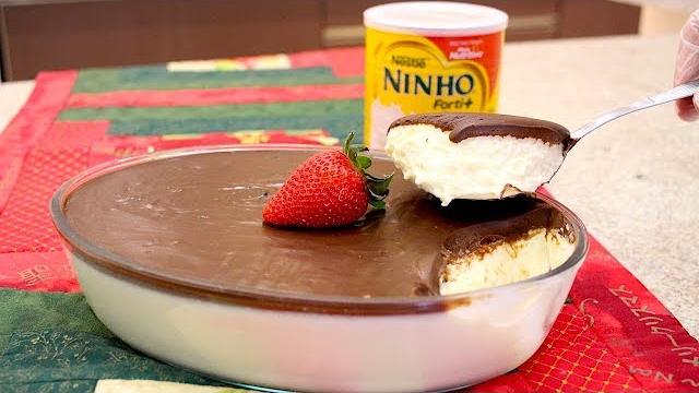 Sobremesa Gelada de Leite Ninho