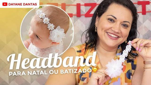 Ganhe Dinheiro com Head band luxuosa para Batizado