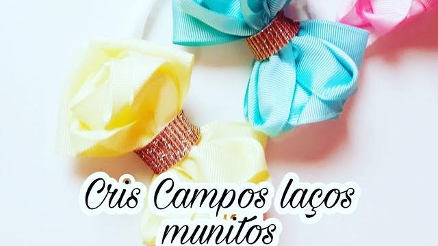 Laço Petrina🎀 R.N – By Cris Campos 🎀