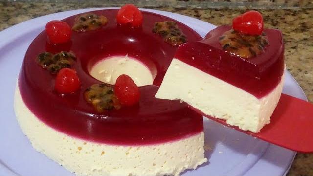 Sobremesa de Gelatina com Apenas 2 Ingredientes