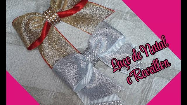 Laço para o Natal e para o Réveillon