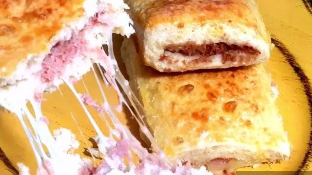 Lanche Assado  de Mandioca – Recheado