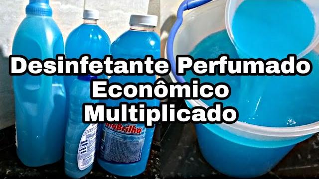Como fazer desinfetante Perfumado – Econômico e Rende 6 L