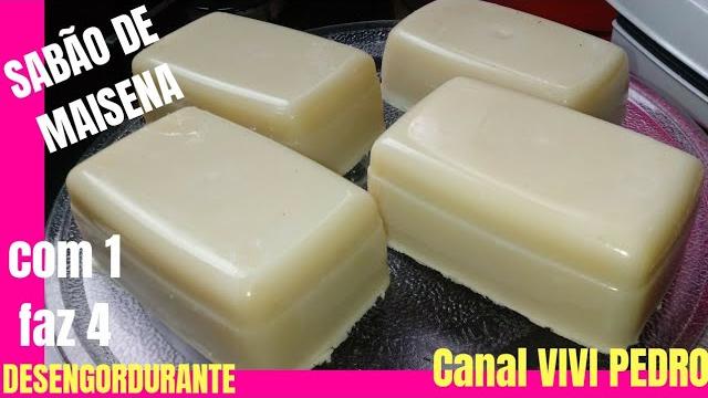 Sabão de Maisena é Desengordurante e Espuma Muito