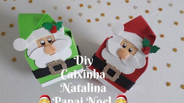Caixinha Natalina Papai Noel