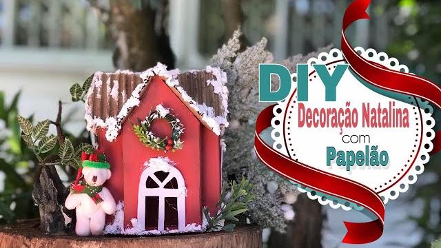 Especial de Natal – Decoração Natalina com Papelão