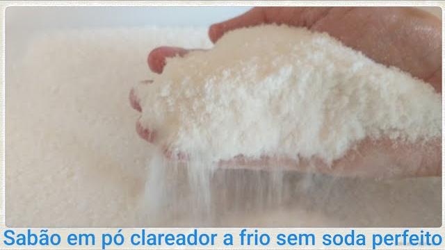 Sabão Clareador sem Soda à Frio