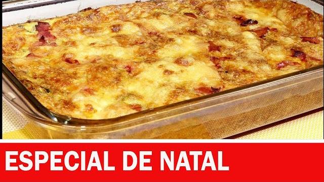 Torta de Abobrinha Gratinada – com Casquinha Crocante