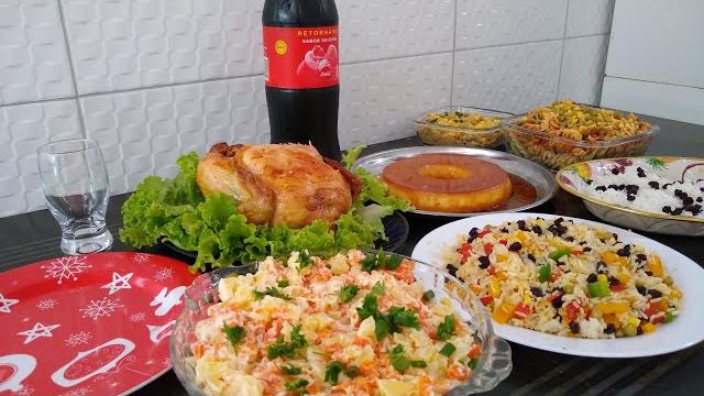 Faça uma Refeição completa tipo Ceia de natal com 50,00 Reais