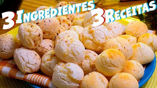 3 Formas Diferente de Fazer Pão de Queijo