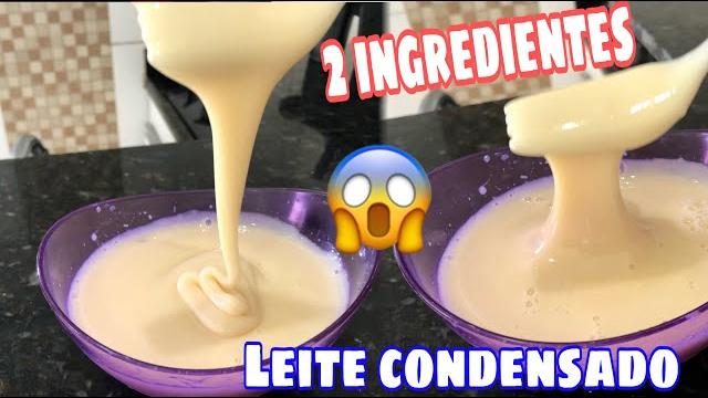 Leite Condensado Caseiro com 2 Ingredientes