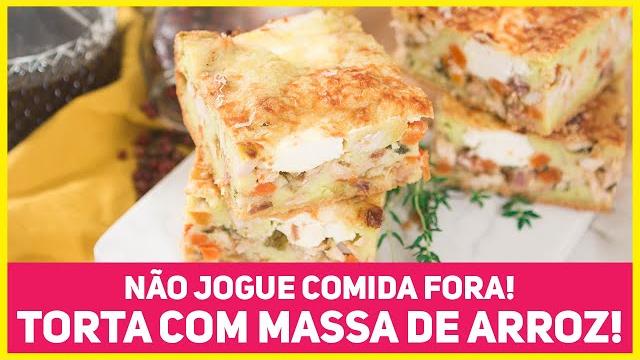 Faça uma Deliciosa torta com as Sobras de Comida