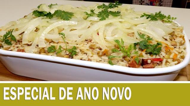 Arroz com Lentilha para da Sorte Ano que vem