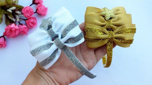 🎀 Laço Tiara para você Arrasar – fácil para Iniciantes