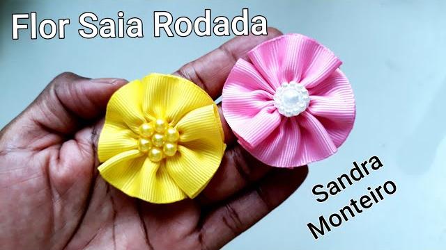 Flor Saia Rodada super fácil de fazer