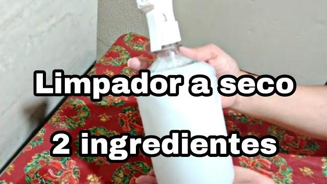 Limpador Spray de Oxigenada limpa a Seco 2 Ingredientes