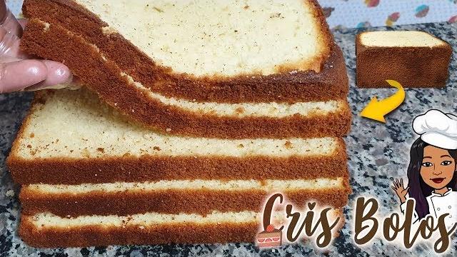 Massa Amanteigada para Bolo Alto –  Super Fácil