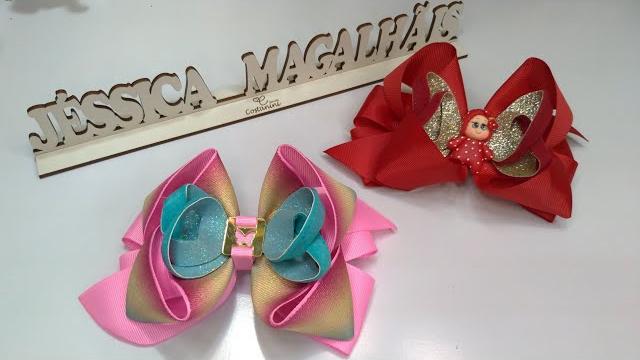 Laço Malu de Fita de Gorgurão  🎀