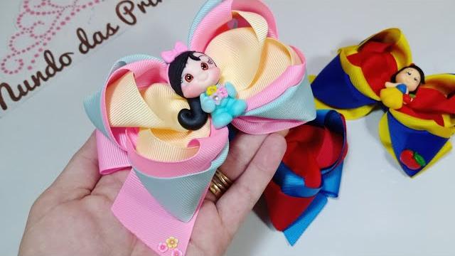 Laço Ana 🎀 Lindo Laço com Aplique