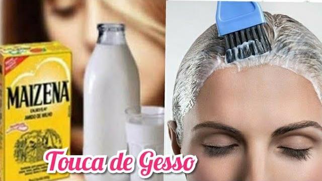 Touca de Gesso para Alinhar e Hidratar os Cabelos