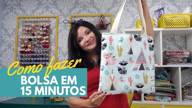 Como Fazer Bolsa Simples em 15 minutos