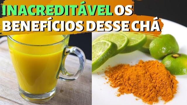 Ferva Limão com Açafrão é Inacreditável os Resultados